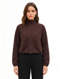 Sweat-shirt Rinascimento - Marron foncé