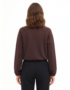 Sweat-shirt Rinascimento - Marron foncé 2