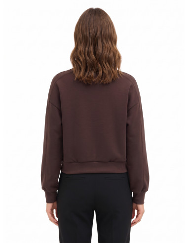 Sweat-shirt Rinascimento - Marron foncé