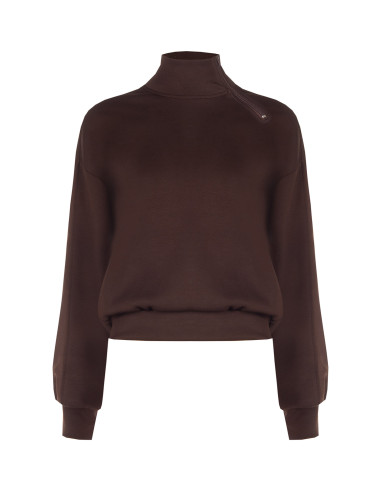 Sweat-shirt Rinascimento - Marron foncé
