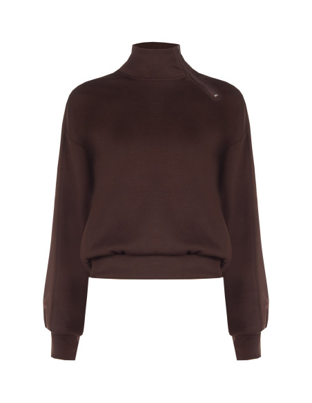 Sweat-shirt Rinascimento - Marron foncé