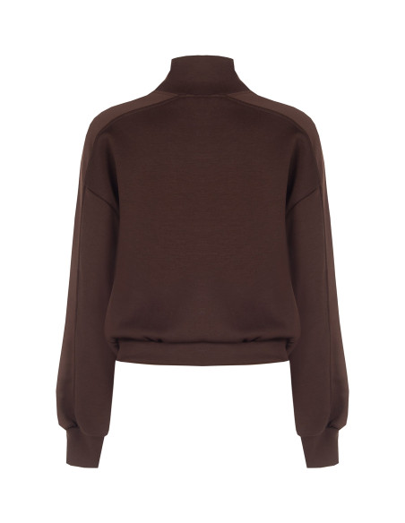 Sweat-shirt Rinascimento - Marron foncé