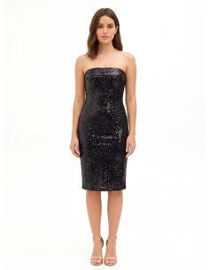 Sequined Sheath Dress Rinascimento