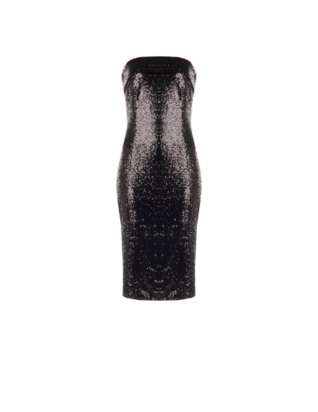 Robe fourreau recouverte de paillettes Rinascimento