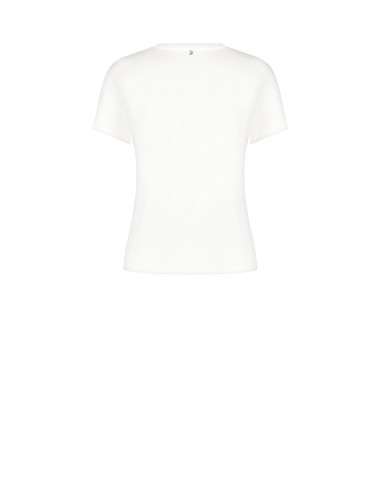 Cotton T-Shirt With Tartan Bow Print Embellished With Rhinestones Rinascimento