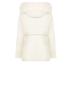 Manteau style parka matelassé avec capuche et fourrure synthétique amovible Rinascimento 2