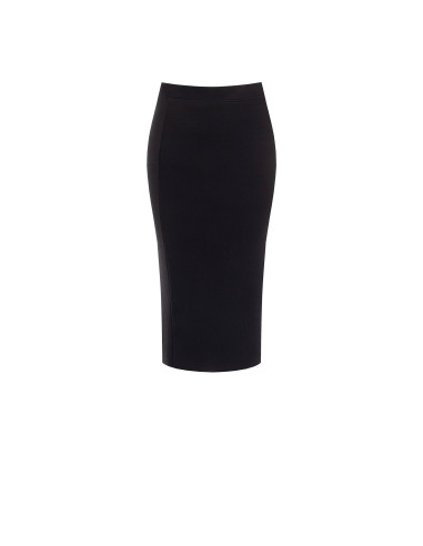 Rinascimento Ribbed Knit Midi Skirt