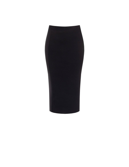 Rinascimento Ribbed Knit Midi Skirt