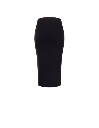 Rinascimento Ribbed Knit Midi Skirt