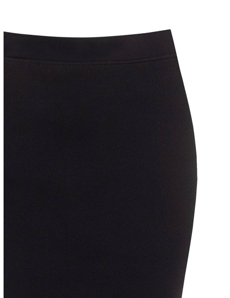 Rinascimento Ribbed Knit Midi Skirt