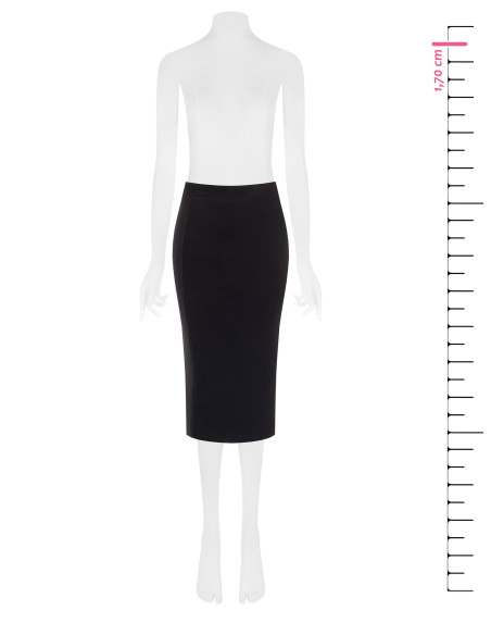 Rinascimento Ribbed Knit Midi Skirt