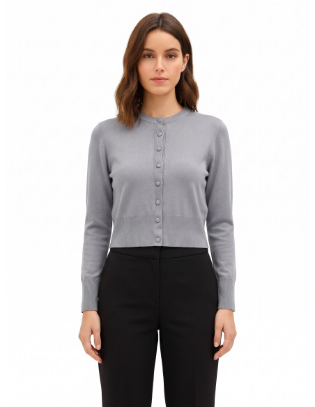 Cardigan Con Bottoni Coordinati Rinascimento