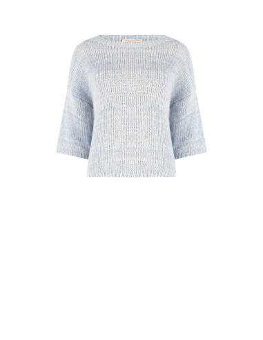 Oversized 3/4-Sleeve Sweater Rinascimento