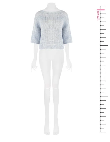 Maglione Ampio Con Maniche A 3/4 Rinascimento