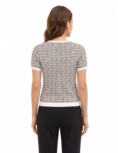 Tweed Sweater With Lurex Rinascimento