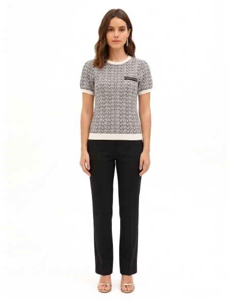 Tweed Sweater With Lurex Rinascimento