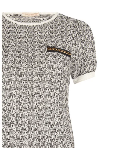 Tweed Sweater With Lurex Rinascimento