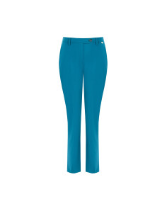 Pantalon cigarette court en polyviscose avec élastique à l'arrière – Rinascimento 2