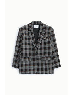 Blazer A Quadri Regular-Fit Con Tasche Frontali Please 2
