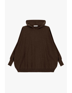 Pull oversize à épaules tombantes Please - Marron