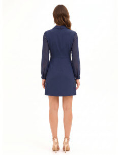 Robe Rinascimento - Bleu marine 2
