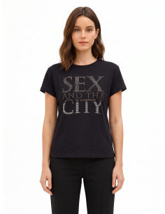 Top / T-shirt Rinascimento - Noir