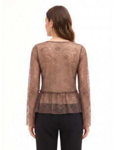 Blouse / Chemisier Rinascimento - Marron foncé 2