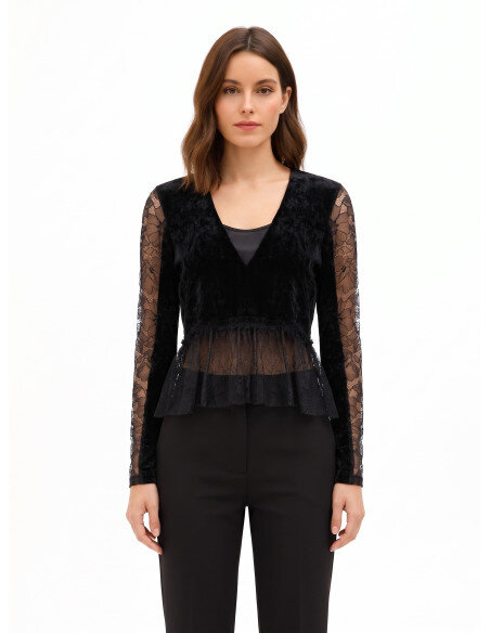 Blusa / Camicia Rinascimento - Nero