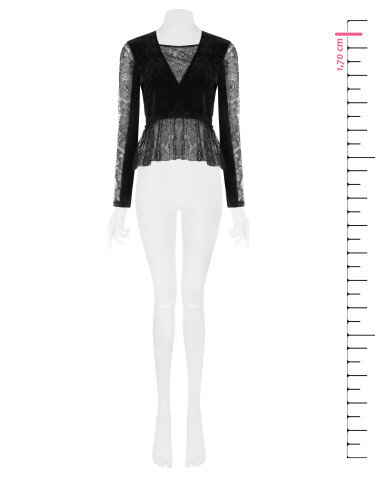 Blusa / Camicia Rinascimento - Nero
