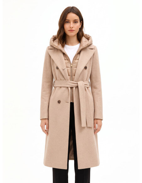 Cappotto / Trench Rinascimento - Tortora Beige