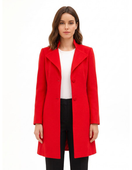 Coat / Trench Coat Rinascimento - Red