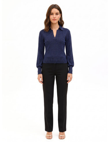 Pull Rinascimento - Bleu marine