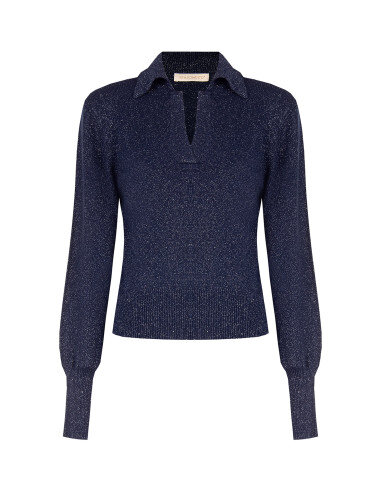 Pull Rinascimento - Bleu marine