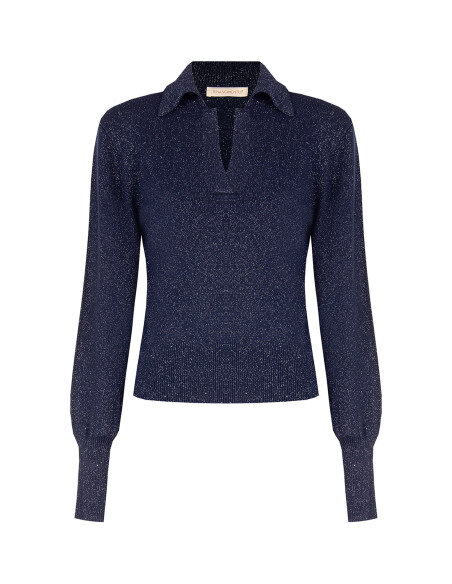 Pull Rinascimento - Bleu marine