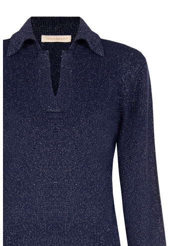 Pull Rinascimento - Bleu marine