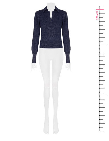 Pull Rinascimento - Bleu marine