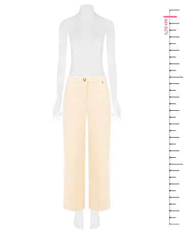 Pantalone Rinascimento - Panna Bianco