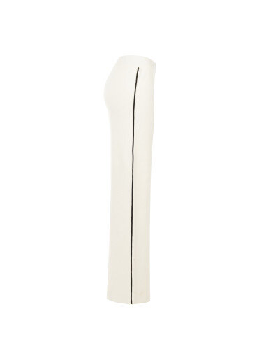 Pantalon large en maille avec bordures contrastantes Rinascimento