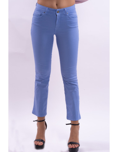 Bella Flare Cropped Stretch Jeans colorés Fracomina