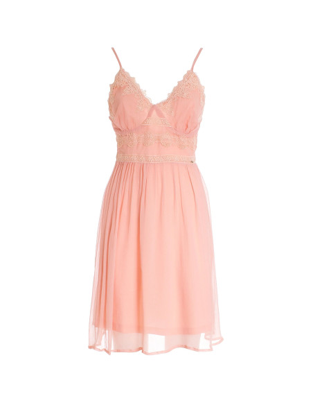 Sleeveless Dress In Voile Fracomina