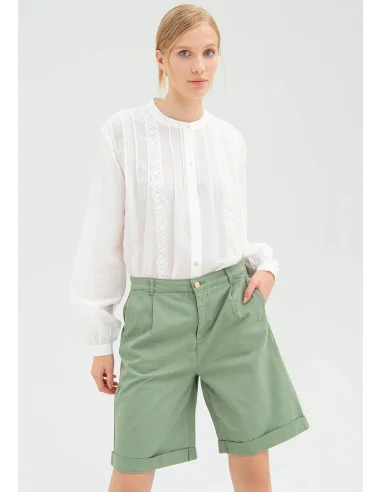 Bermuda Wide In Gabardine Fracomina