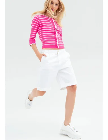 Bermuda Wide In Gabardine Fracomina