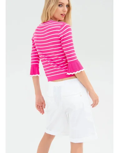 Bermuda Wide In Gabardine Fracomina