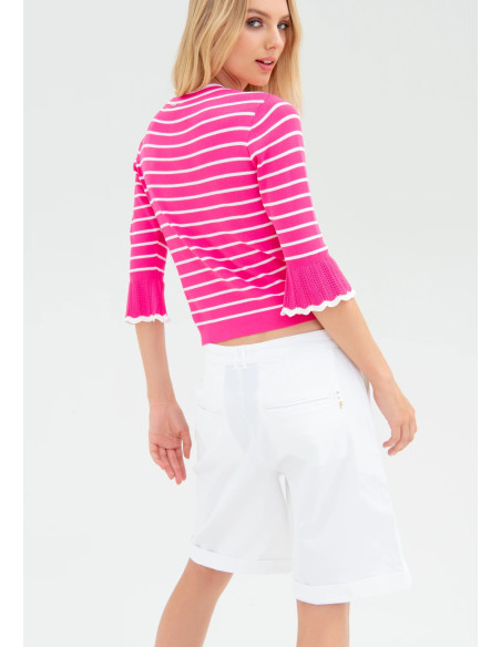Bermuda Wide In Gabardine Fracomina