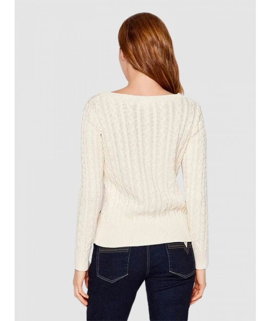 Sweater With Braids Guess