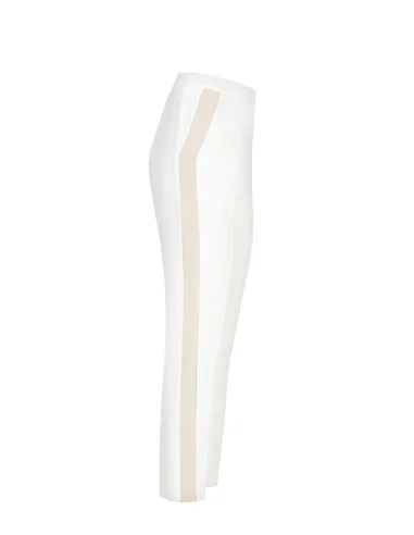 Pantalon droit avec bande contrastée Rinascimento