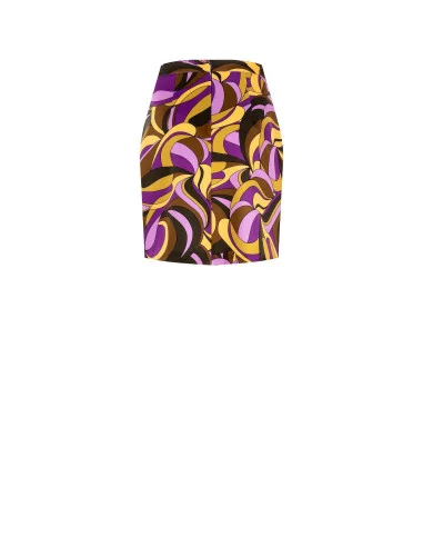 Renaissance Sixties Print Skirt