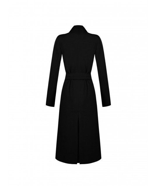 Double-breasted Fitted Robe Coat Rinascimenti