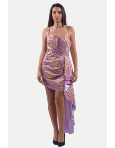 Abito Slim In Fantasia Animalier Fracomina