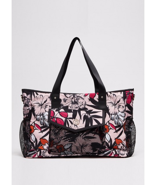 Shopping Bag With Floral Pattern Liu Jo
